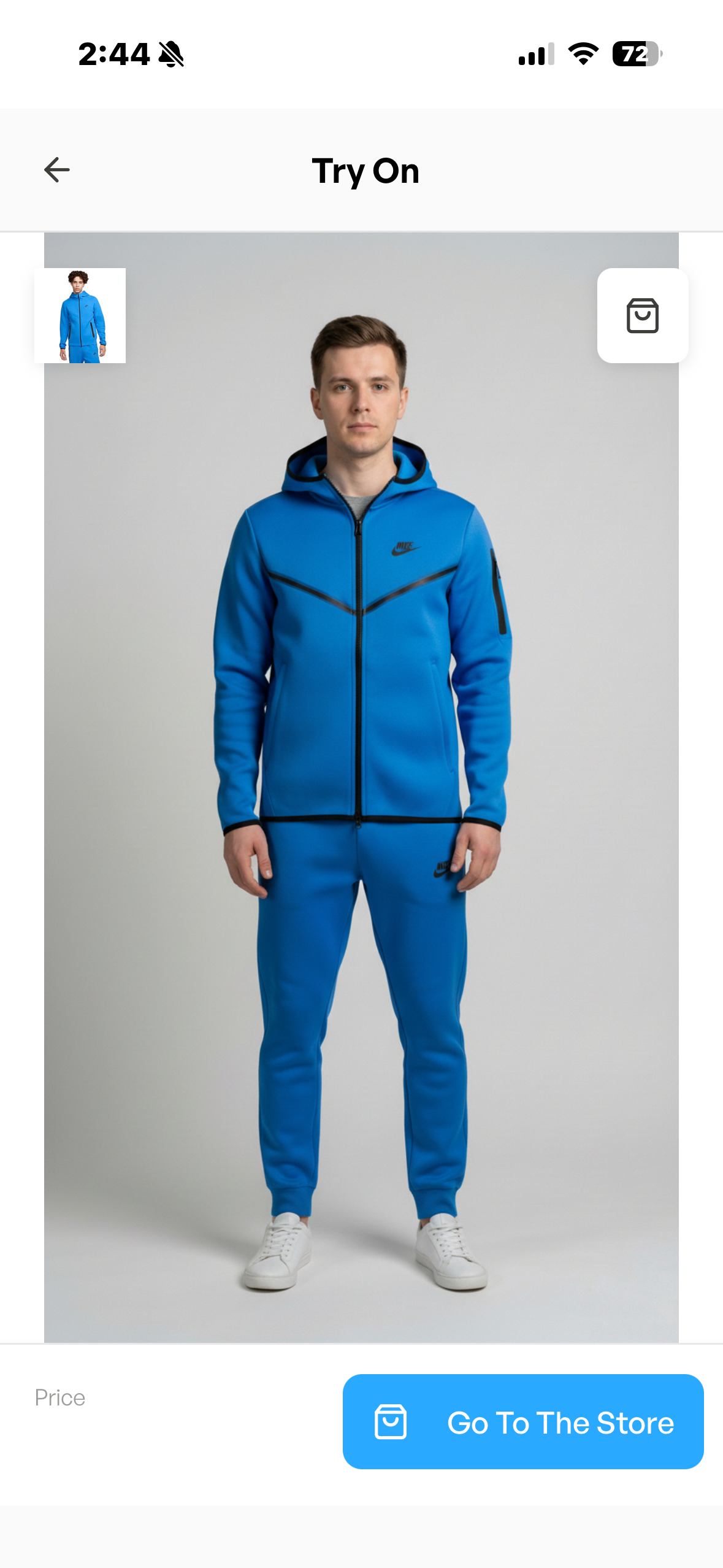 FitFindAI app screenshot